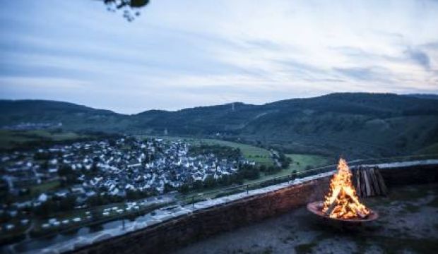 The St John's bonfire at the Marienburg castle